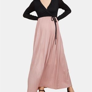 Motherhood Maternity Long Sleeved Maxi Dress